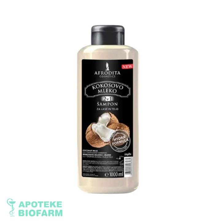 Afrodita Šampon Kokos 1L