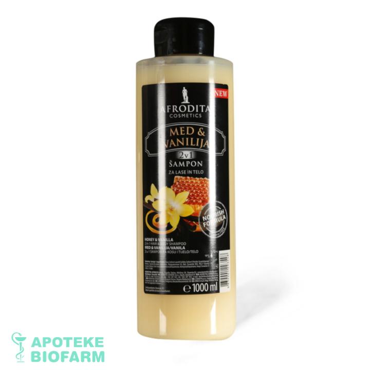Afrodita Šampon Med I Vanila 1L