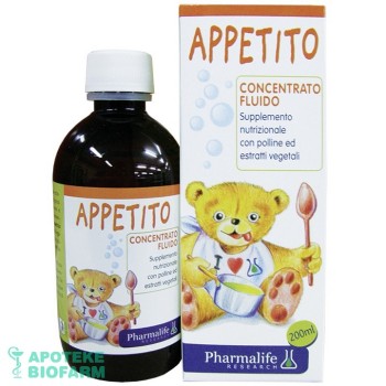 APPETITO SIRUP 200ML APPETITO SIRUP 200ML