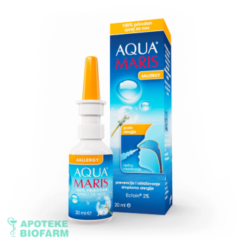 AQUA MARIS 4ALLERGY SPREJ ZA NOS 20ML AQUA MARIS 4ALLERGY SPREJ ZA NOS 20ML