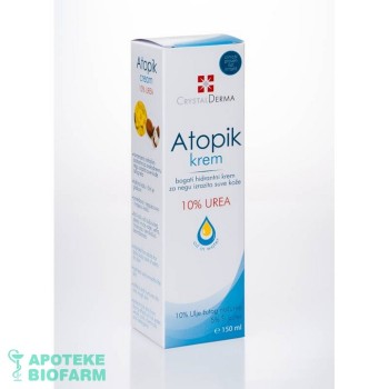 ATOPIC KREMA SA 10% UREE CRYSTAL DERMA 150ML ATOPIC KREMA SA 10% UREE CRYSTAL DERMA 150ML