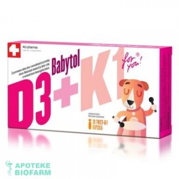 BABYTOL D3+K1 TWIST-OFF KAPSULE A30 BABYTOL D3+K1 TWIST-OFF KAPSULE A30