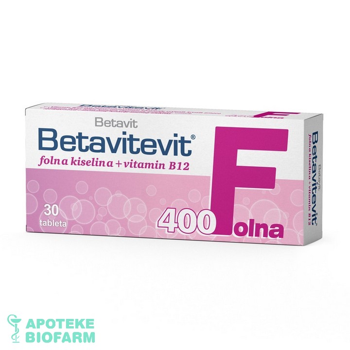 Betavitevit Folna Kiselina +Vitamin B12 Tbl. A30
