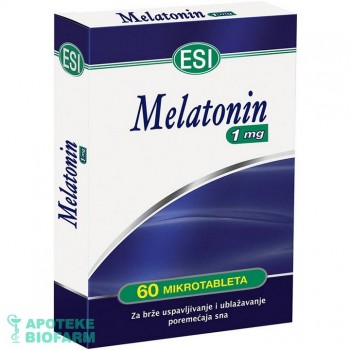 ESI MELATONIN TABLETE 60X1MG 