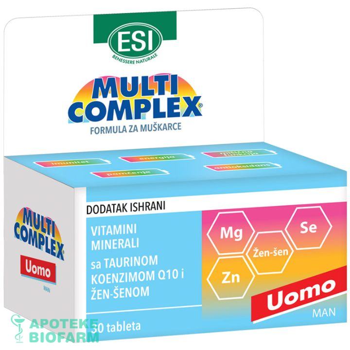 Esi Multicomplex Uomo Tabl. A.30