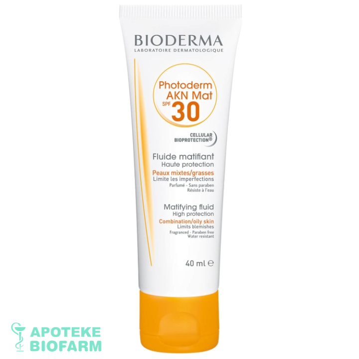 BIODERMA PHOTODERM AKN MAT SPF30 40ML Biod.phot.akn.m.spf30 40Ml