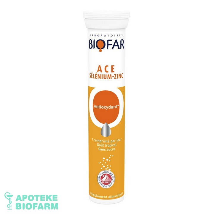 BIOFAR ACE+SELEN+CINK ČUMEĆE TABLETE A20 Biofar Eff Ace+Selen+Cink A20