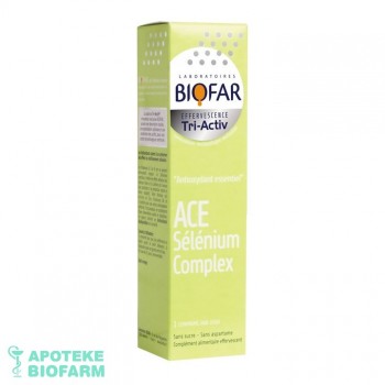 BIOFAR TRI-ACTIV ACE+SELEN COMPLEX ŠUMEĆE TABLETE A15 BIOFAR TRI-ACTIV ACE+SELEN COMPLEX ŠUMEĆE TABLETE A15
