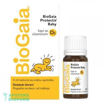 BIOGAIA KAPI SA VITAMINOM D3 5ML