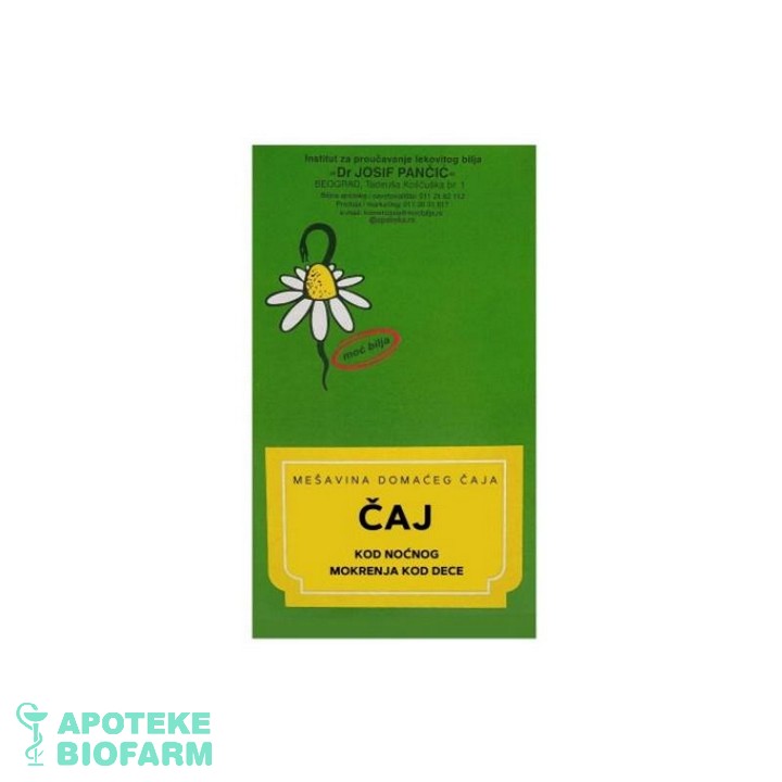 CAJ BR.25 - KOD NOĆNOG MOKRENJA KOD DECE 100g Caj Br.25 - Kod Noćnog Mokrenja Kod Dece 100G