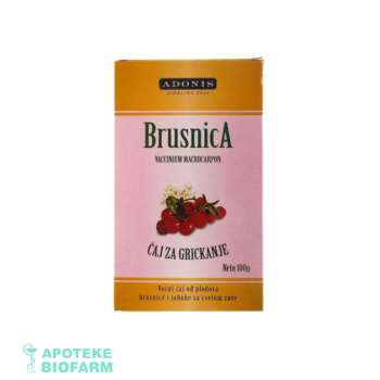 ČAJ BRUSNICA 100G ADONIS ČAJ BRUSNICA 100G ADONIS