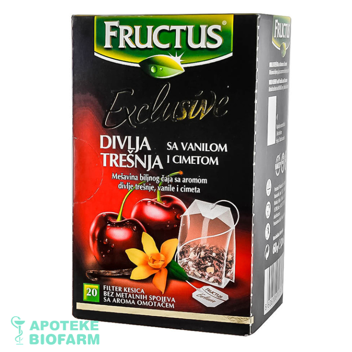 Caj Div.tresnja,Vanila,Cimet Filter A20 Fructus
