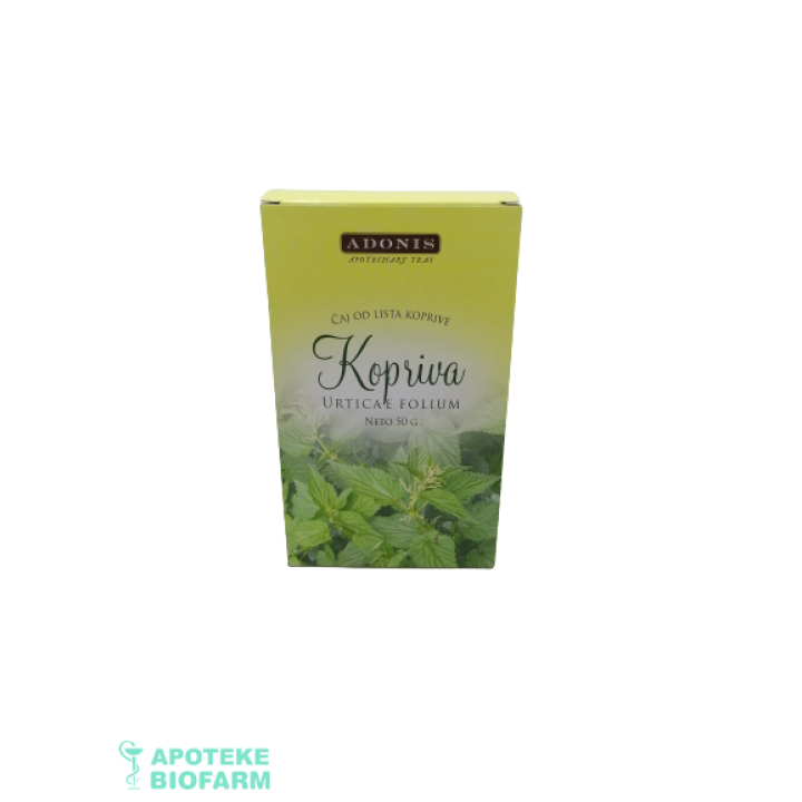 ČAJ KOPRIVA LIST 50G ADONIS Caj Kopriva List 50G Adonis