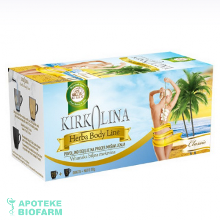 Kirkolina Caj Za Mrsavljenje A25 50G