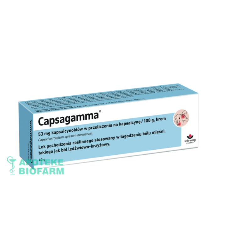Capsagamma Dolor Cr.0,05% 40G