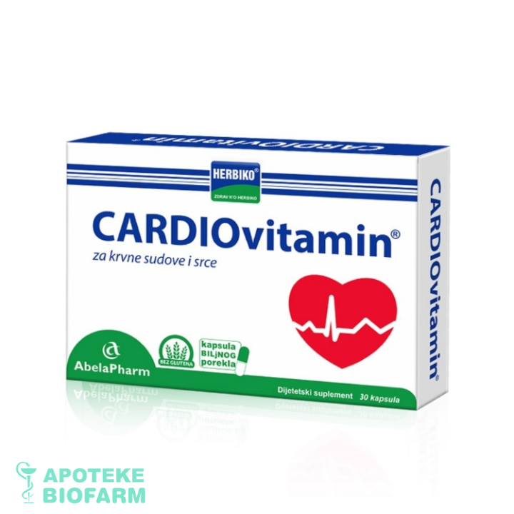 CARDIOVITAMIN kaps. a30 HERBIKO Cardiovitamin Kaps. A30 Herbiko