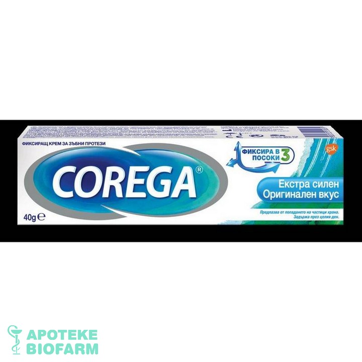 Corega Krema Extra Strong Menta 40Ml