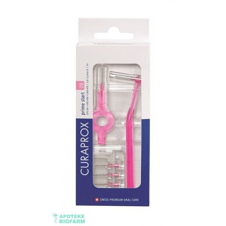 Curaprox Interdentalna Cetkica Cps08 + Uhs409 Drzac Za Interdentalnu Cetkicu