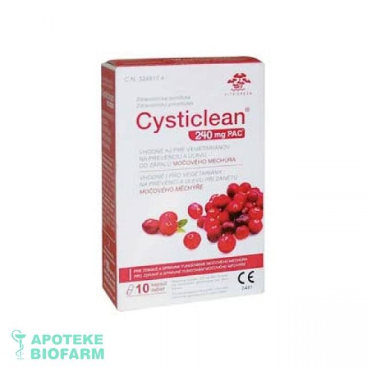 Cysticlean 240Mg Pac 10 Cps