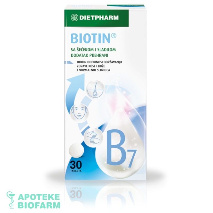 DIETPHARM BIOTIN TABLETE A30 Dietpharm Biotin Tablete A30