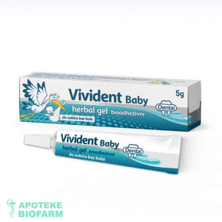 Vivident Baby Herbal Gel Bioadhezivni 5G