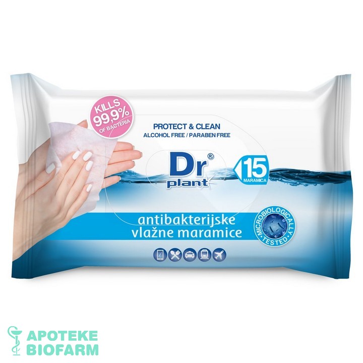 Dr Plant Vlazne Maramice Antibakterijske A15