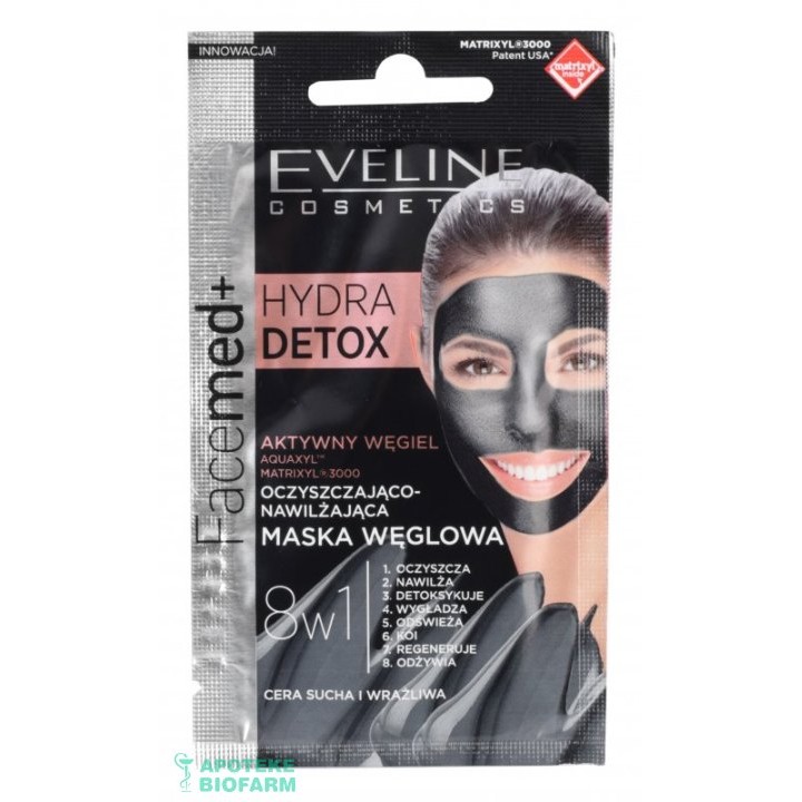 Eveline Maska Hydra Deep Detox 8U1 10Ml