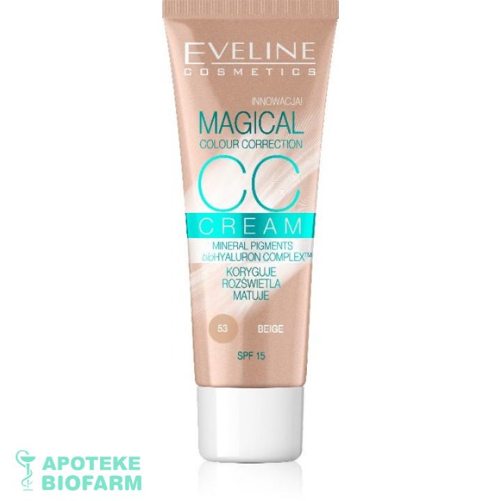 EVELINE MAGICAL CC CREAM BEIGE 30ML Eveline Magical Cc Cream Beige 30Ml