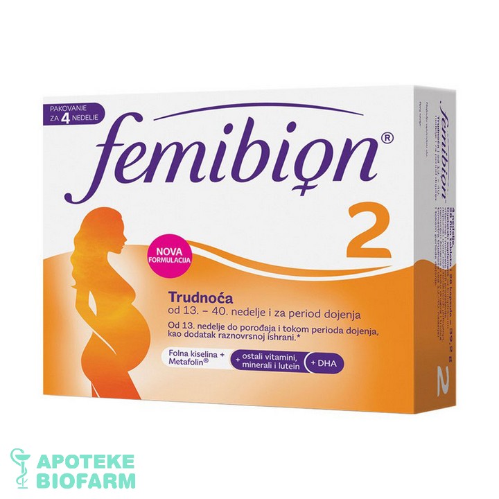 FEMIBION 2 (28 TBL+28 CAPS) Femibion 2 (28 Tbl+28 Caps)