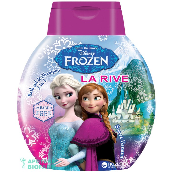 LA RIVE ŠAMPON I GEL ZA TUŠIRANJE FROZEN 500ML La Rive Kupka I Gel Za Tusiranje Frozen 500Ml
