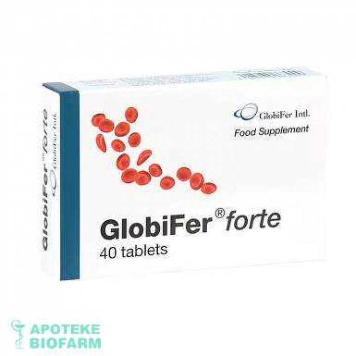GLOBIFER FORTE TABLETE 40x18MG Globifer Forte Tbl 40X18Mg